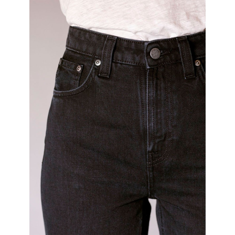 Pantal n Vaquero Tipo mom Breezy Britt Negro Nudie Jeans Cabo Rojo